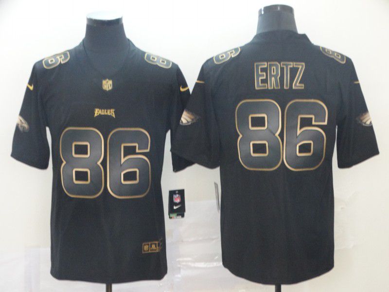 Men Philadelphia Eagles #86 Ertz Black Nike Vapor Limited Black Golden NFL Jerseys->philadelphia eagles->NFL Jersey